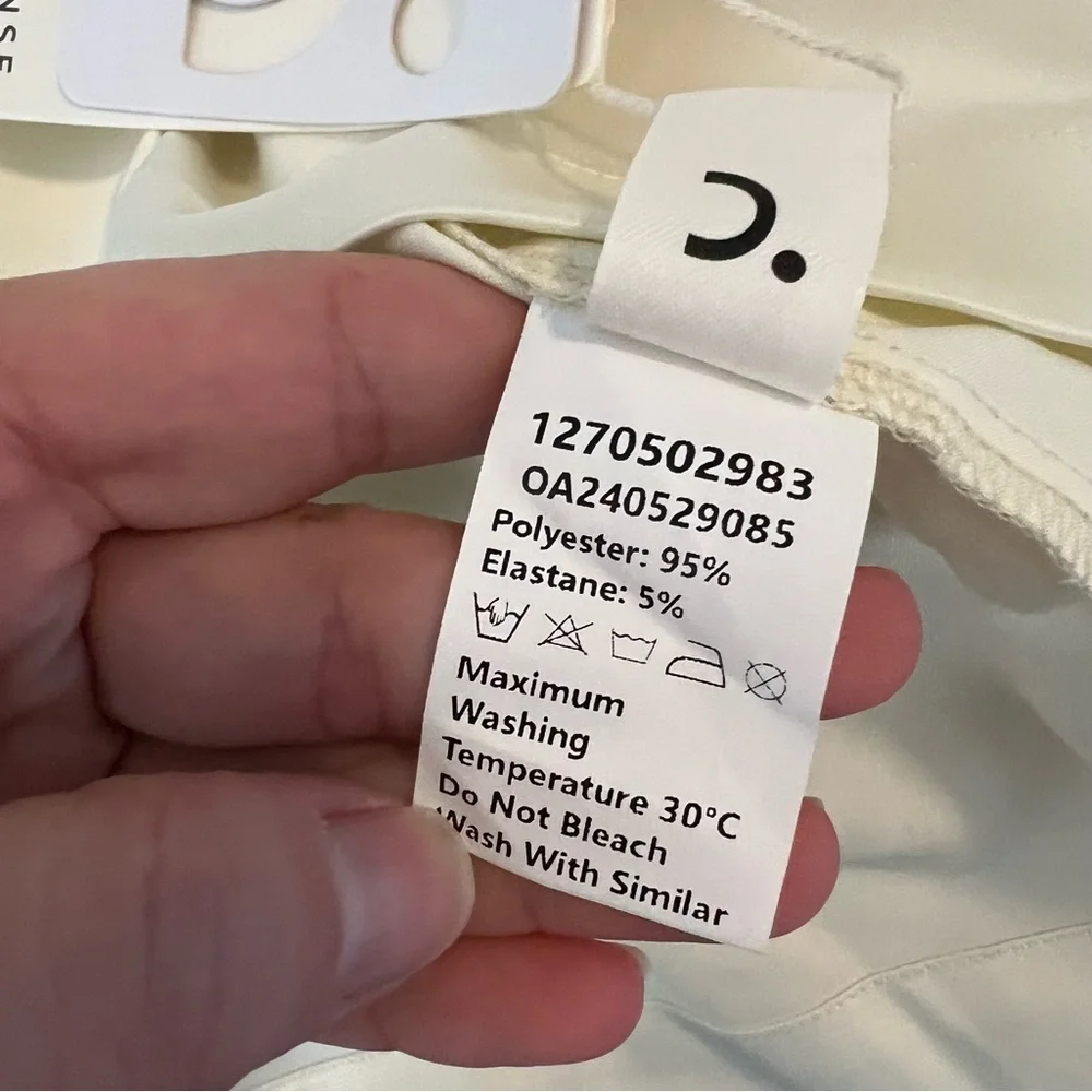 Commense ivory satin